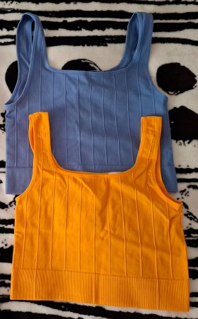 2x Einfache Sport Top`s gr.S